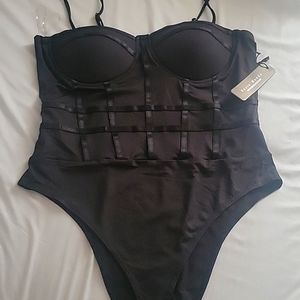 Corset styled bodysuit